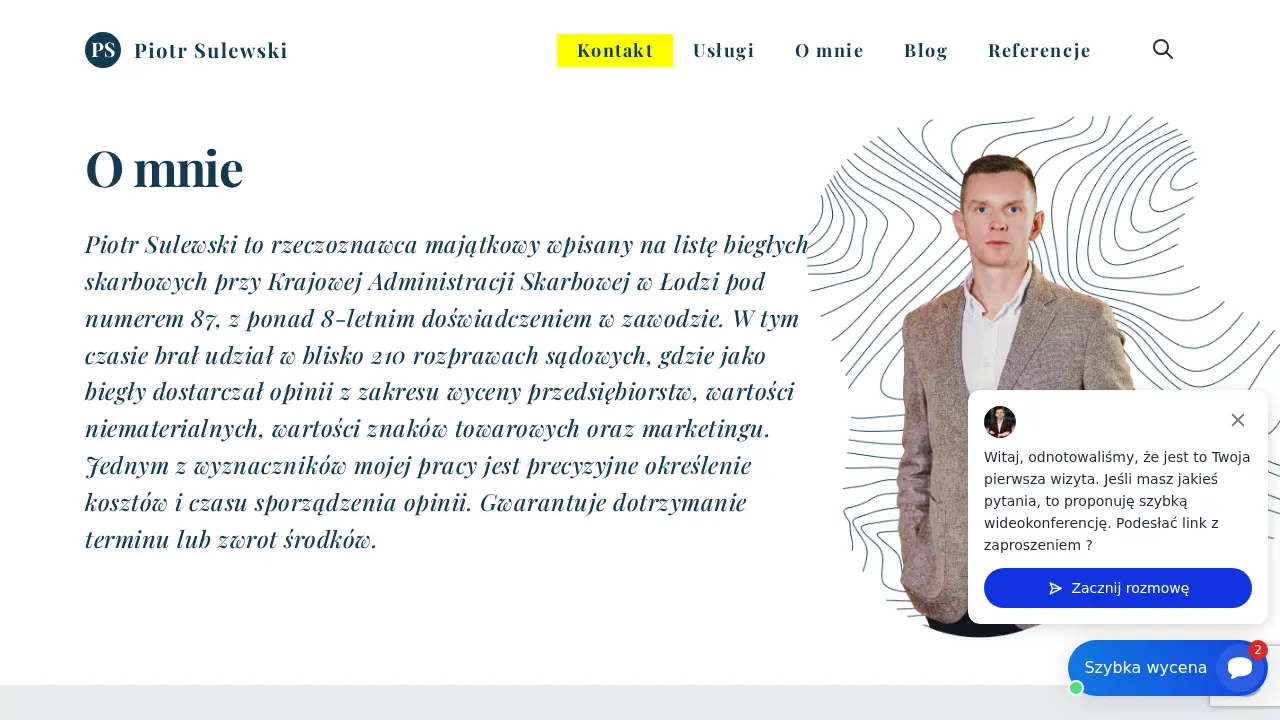 Biegły sądowy wycena firm -Piotr Sulewski page