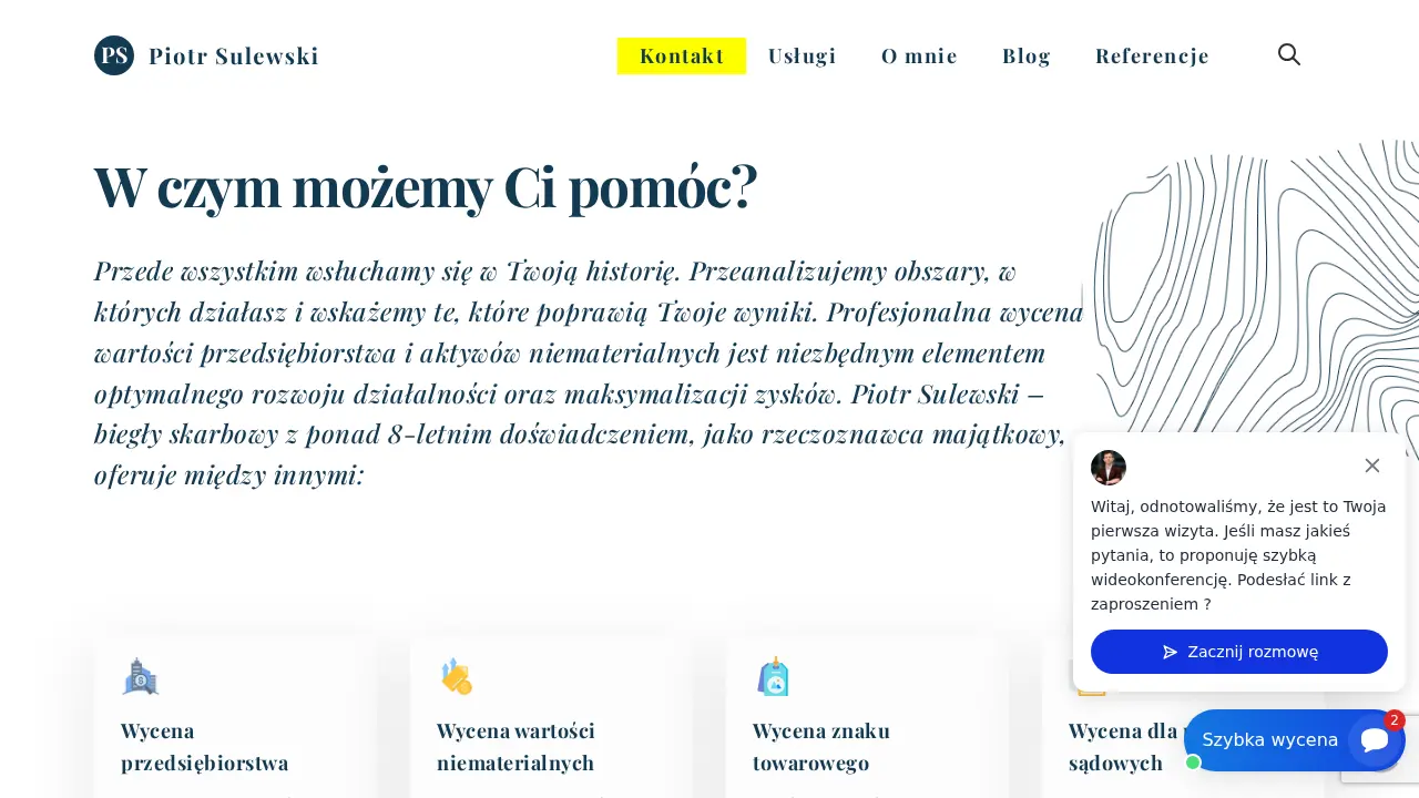 Biegły sądowy wycena firm -Piotr Sulewski page