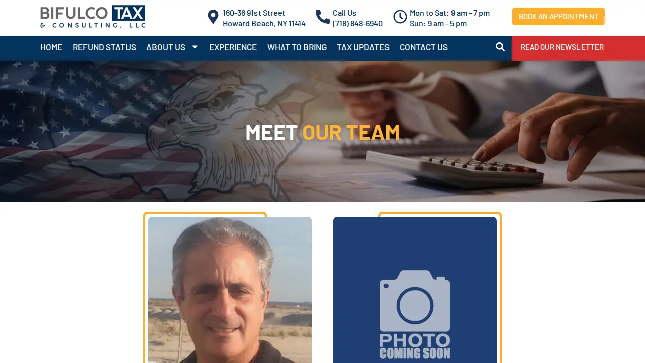 Bifulco and Richter Tax Office page