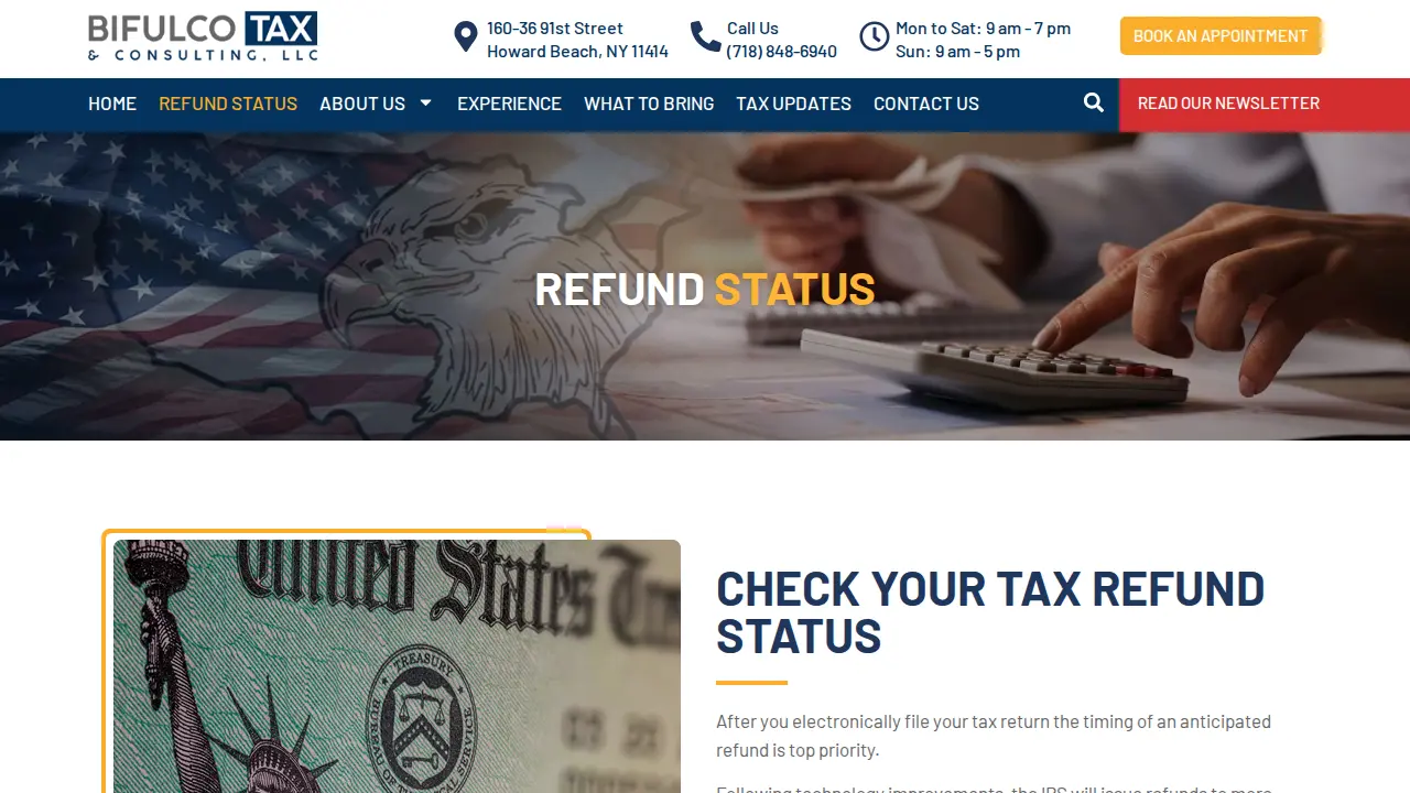 Bifulco and Richter Tax Office page