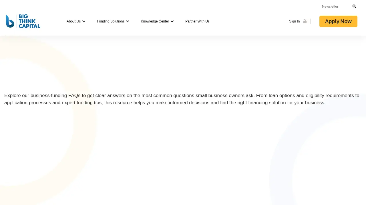 Big Think Capital page