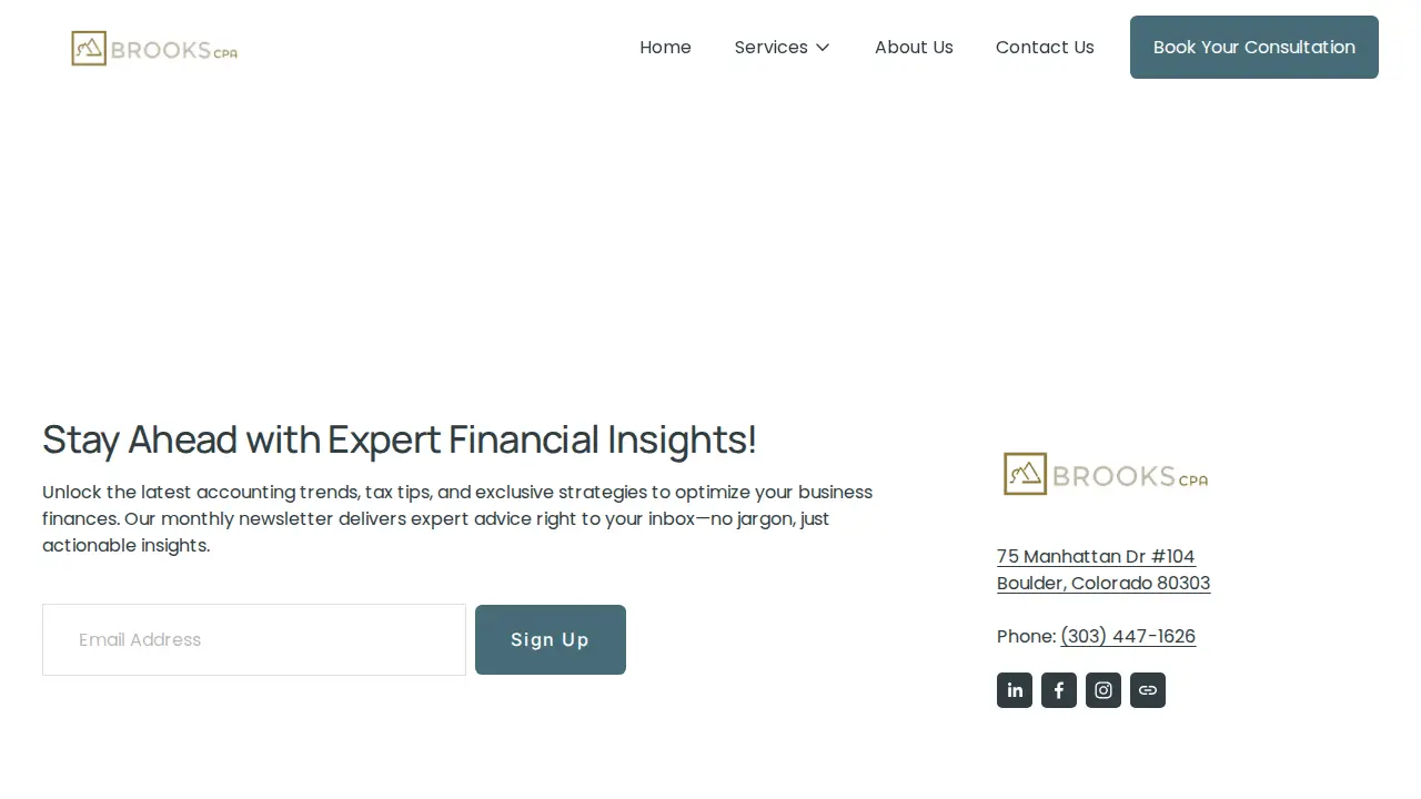 Bill Brooks CPA PC page