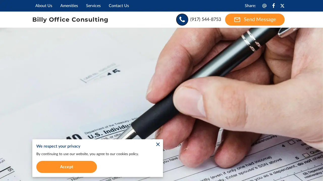 Billy Office Consulting page