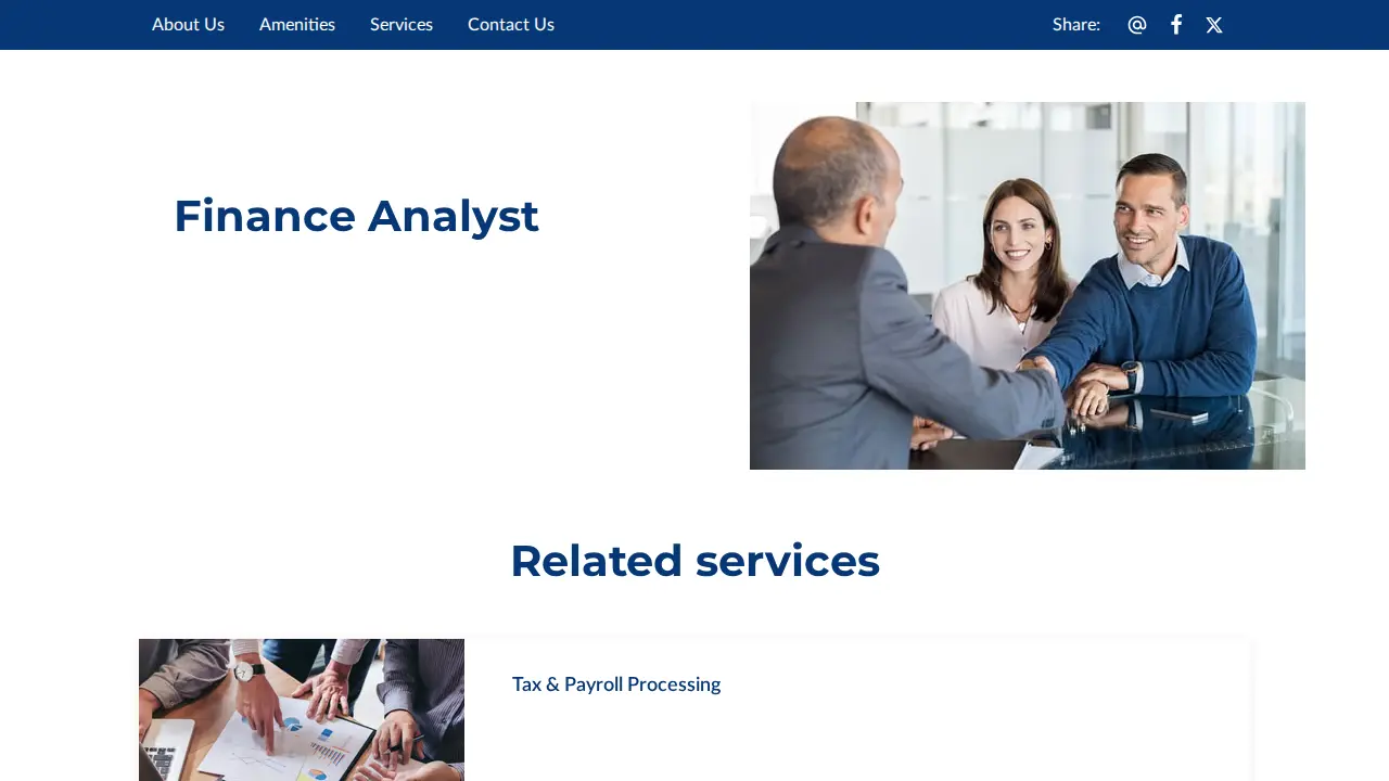 Billy Office Consulting page