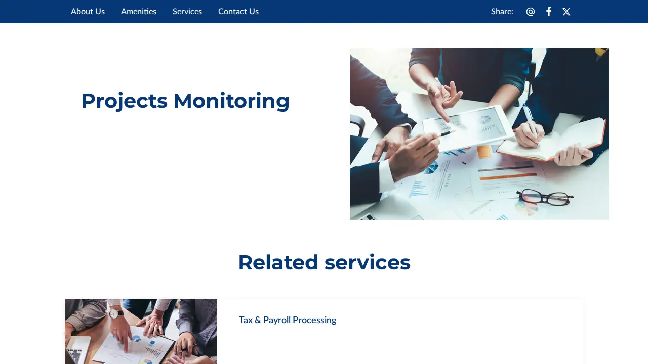 Billy Office Consulting page