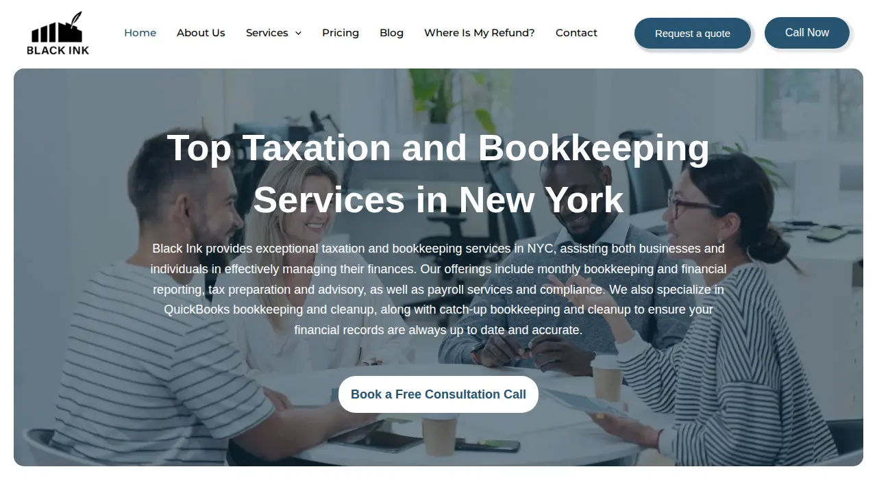 Bookkeeping & Taxation Services in Brooklyn NY | Black Ink Tax & Accounting Service