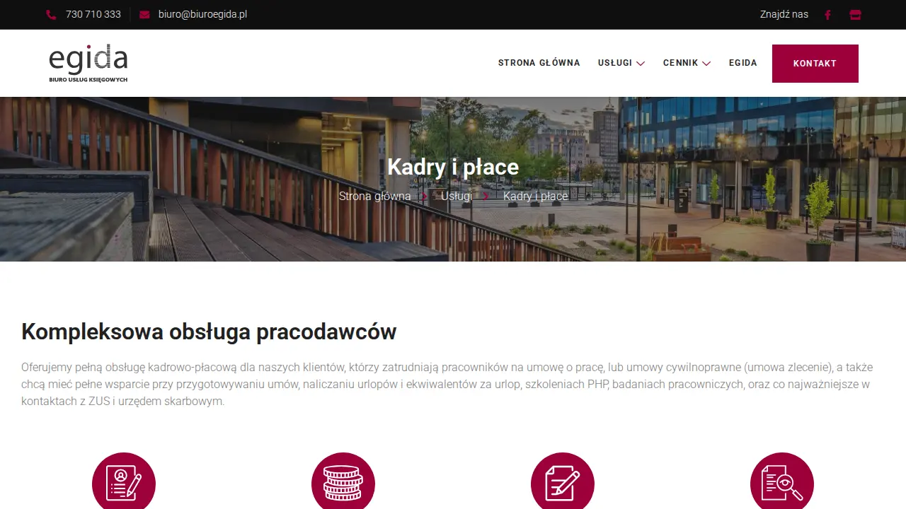 Biuro Usług Księgowych Egida Sp. z o. o. page