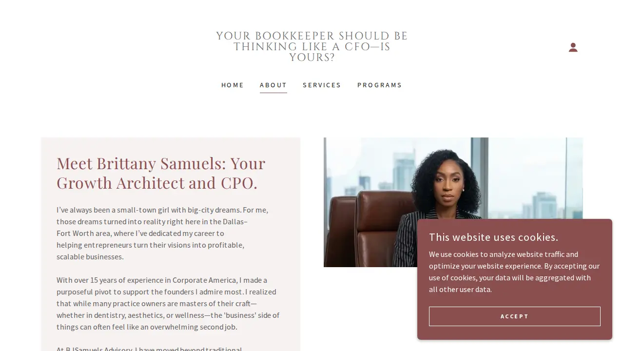 BJSamuels Advisory LLC page