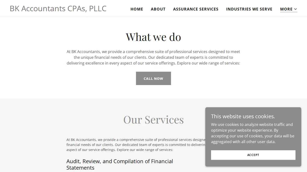 Bk Accountants page