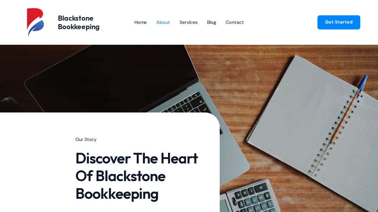 Blackstone Bookkeeping page