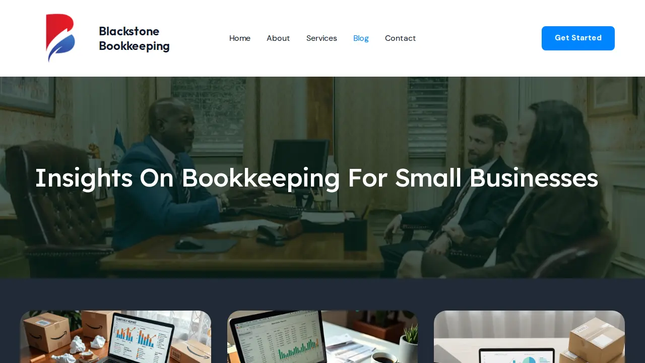 Blackstone Bookkeeping page