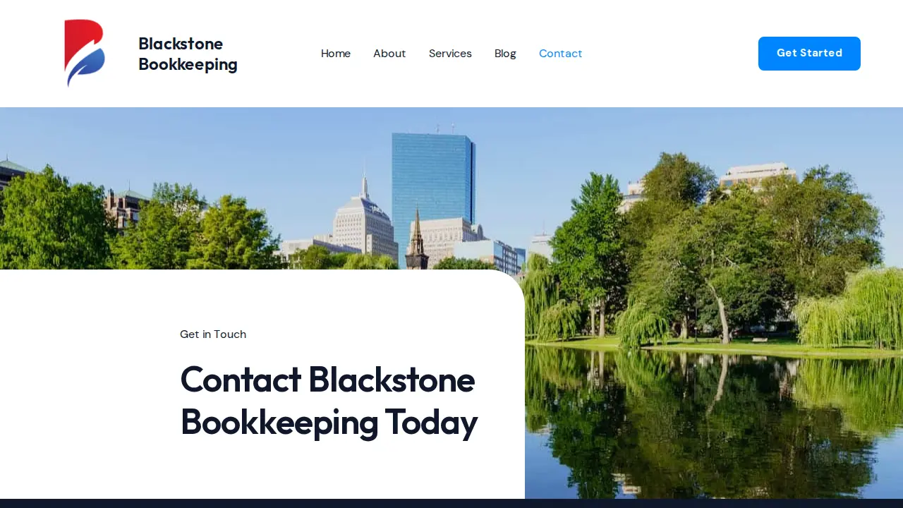 Blackstone Bookkeeping page