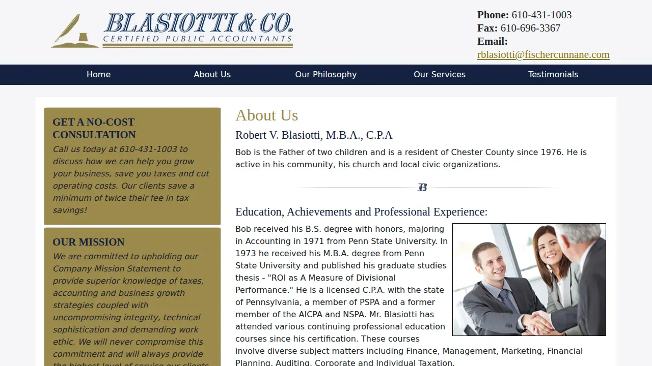 Blasiotti & Co - CPA's page
