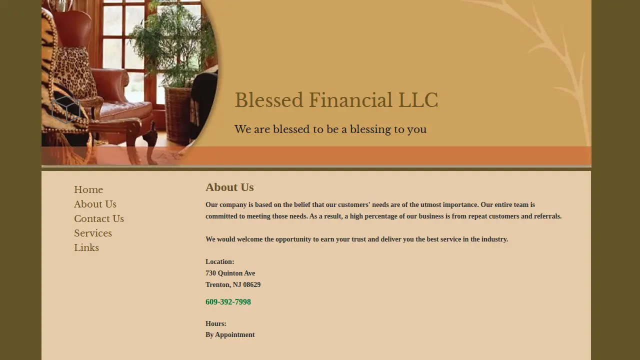 Blessed Financial LLC page