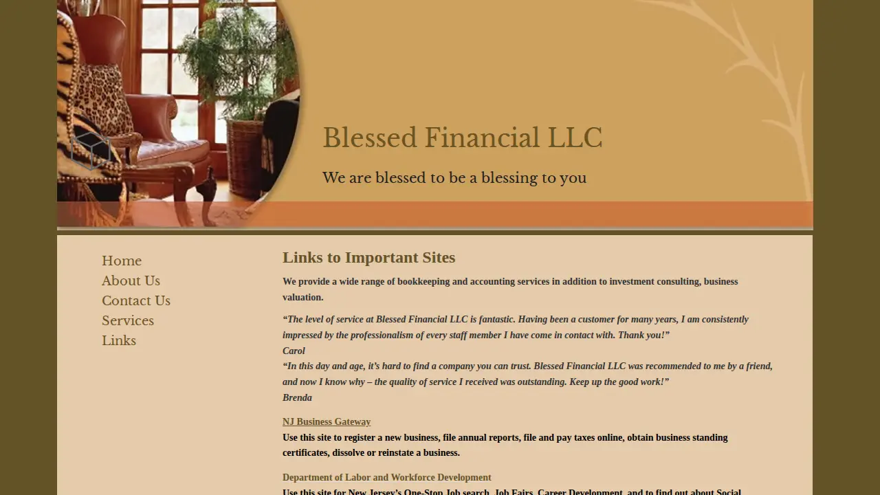 Blessed Financial LLC page