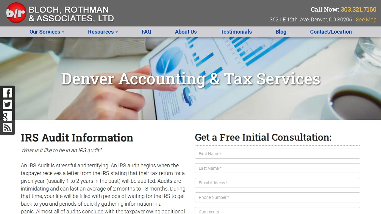 Bloch Rothman & Associates page