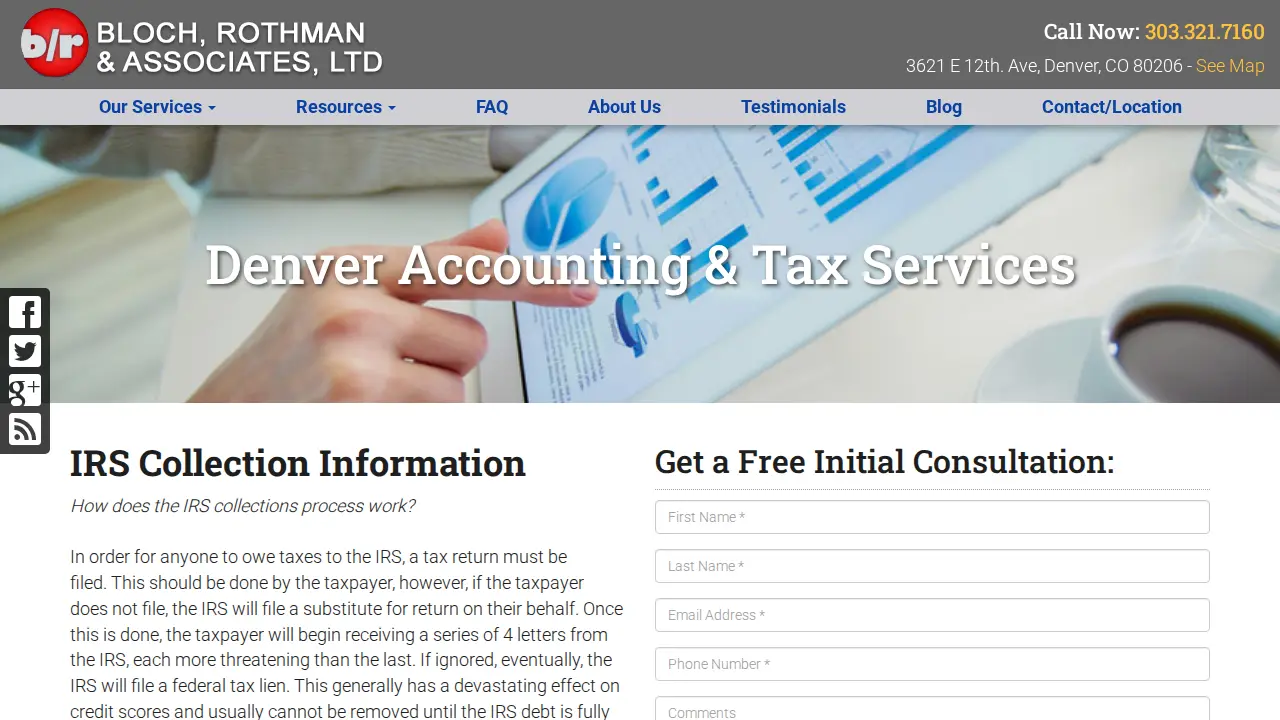 Bloch Rothman & Associates page