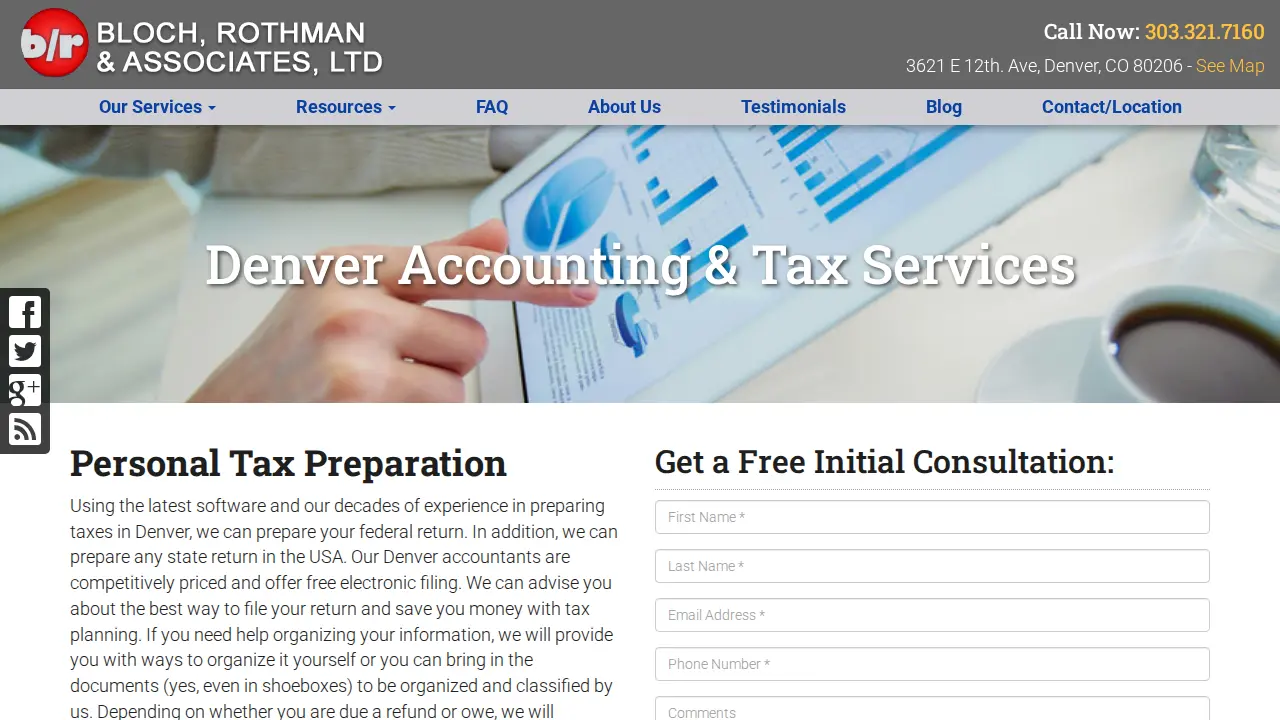 Bloch Rothman & Associates page