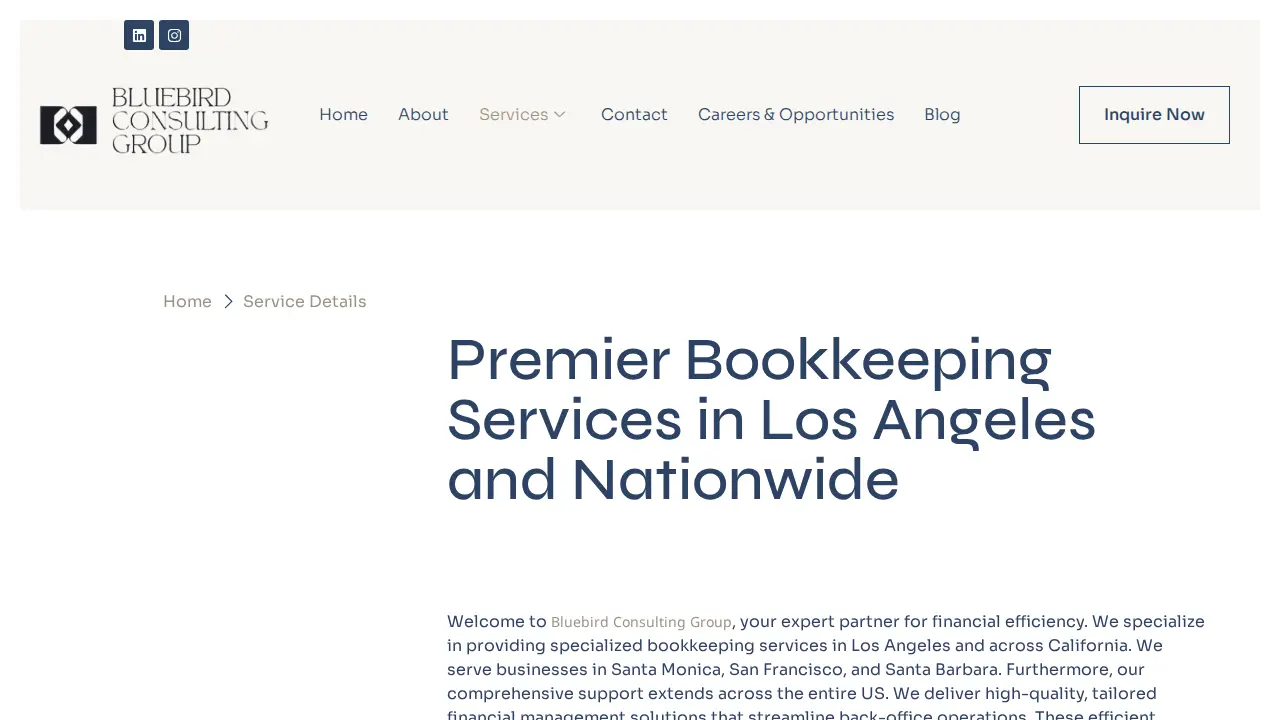 Bluebird Consulting Group LLC page
