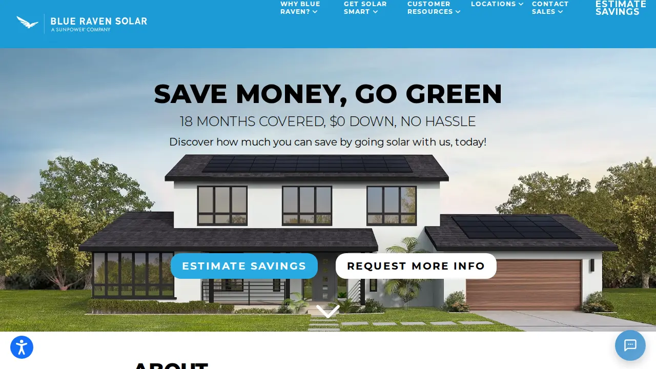 Blue Raven Solar page