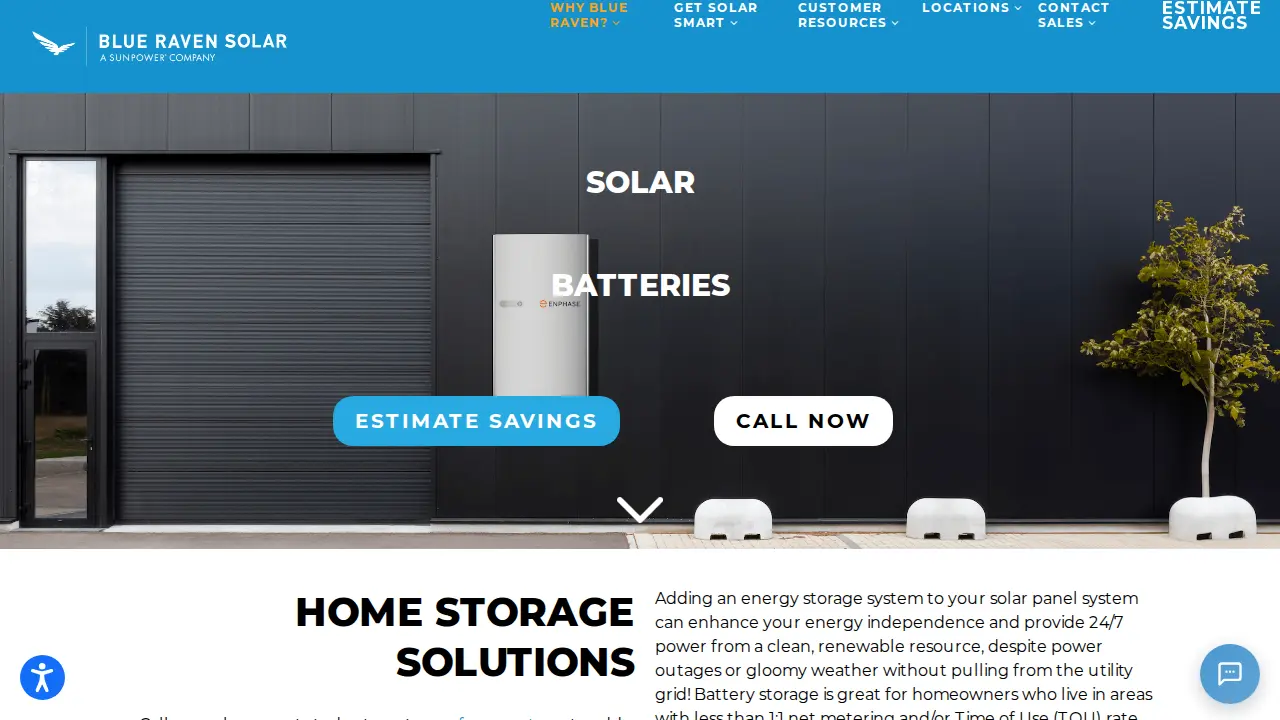 Blue Raven Solar page