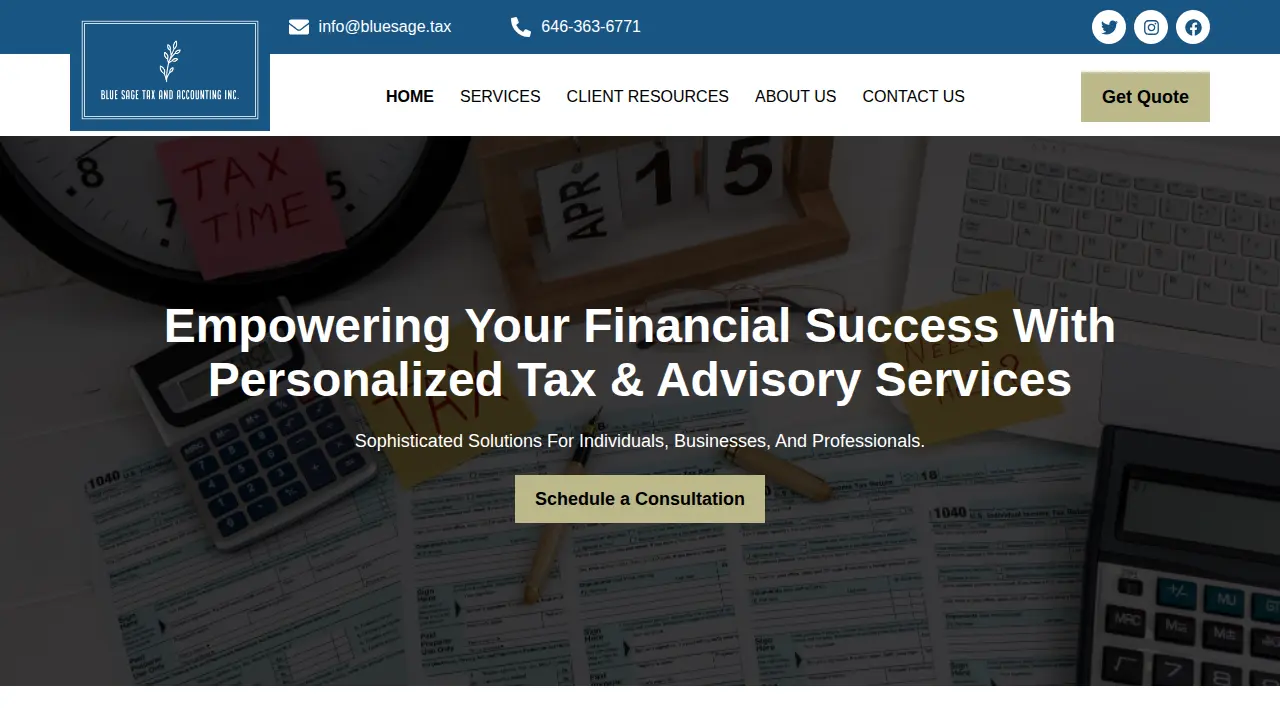 Blue Sage Tax and Accounting Inc.