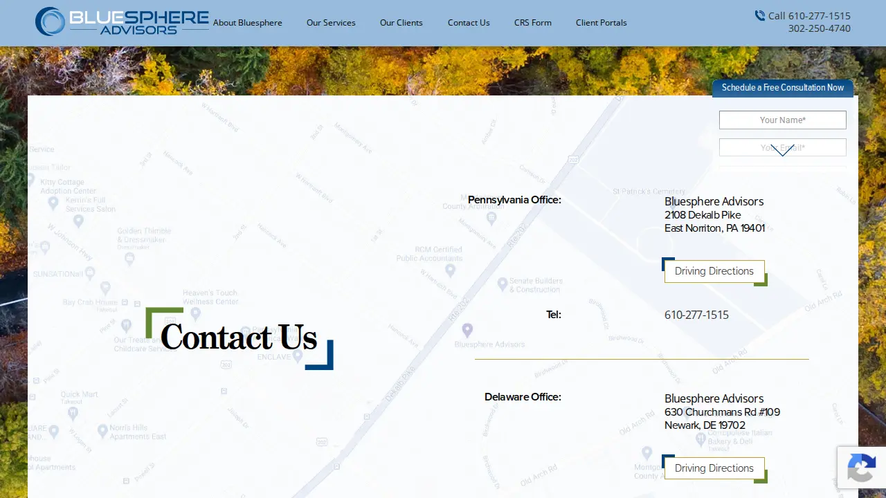 Bluesphere Advisors LLC page