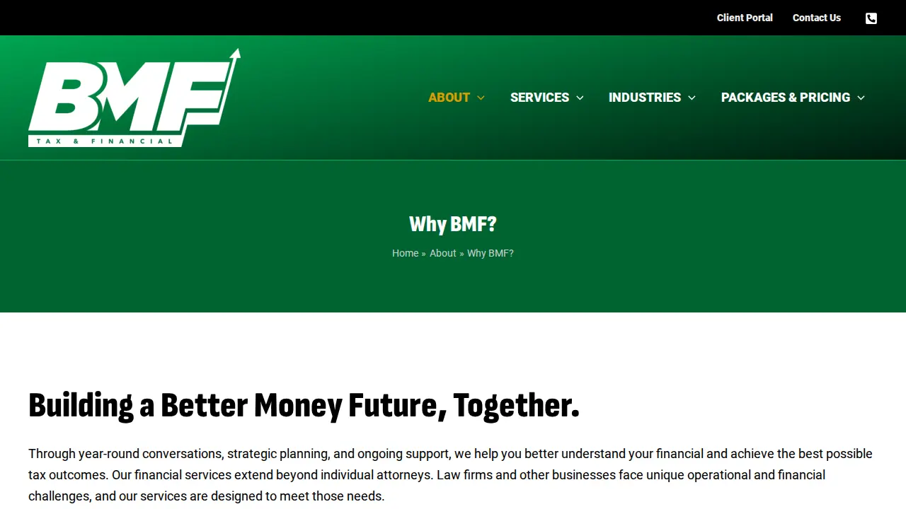 BMF Tax and Financial page