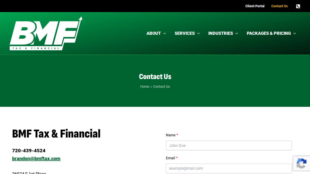 BMF Tax and Financial page