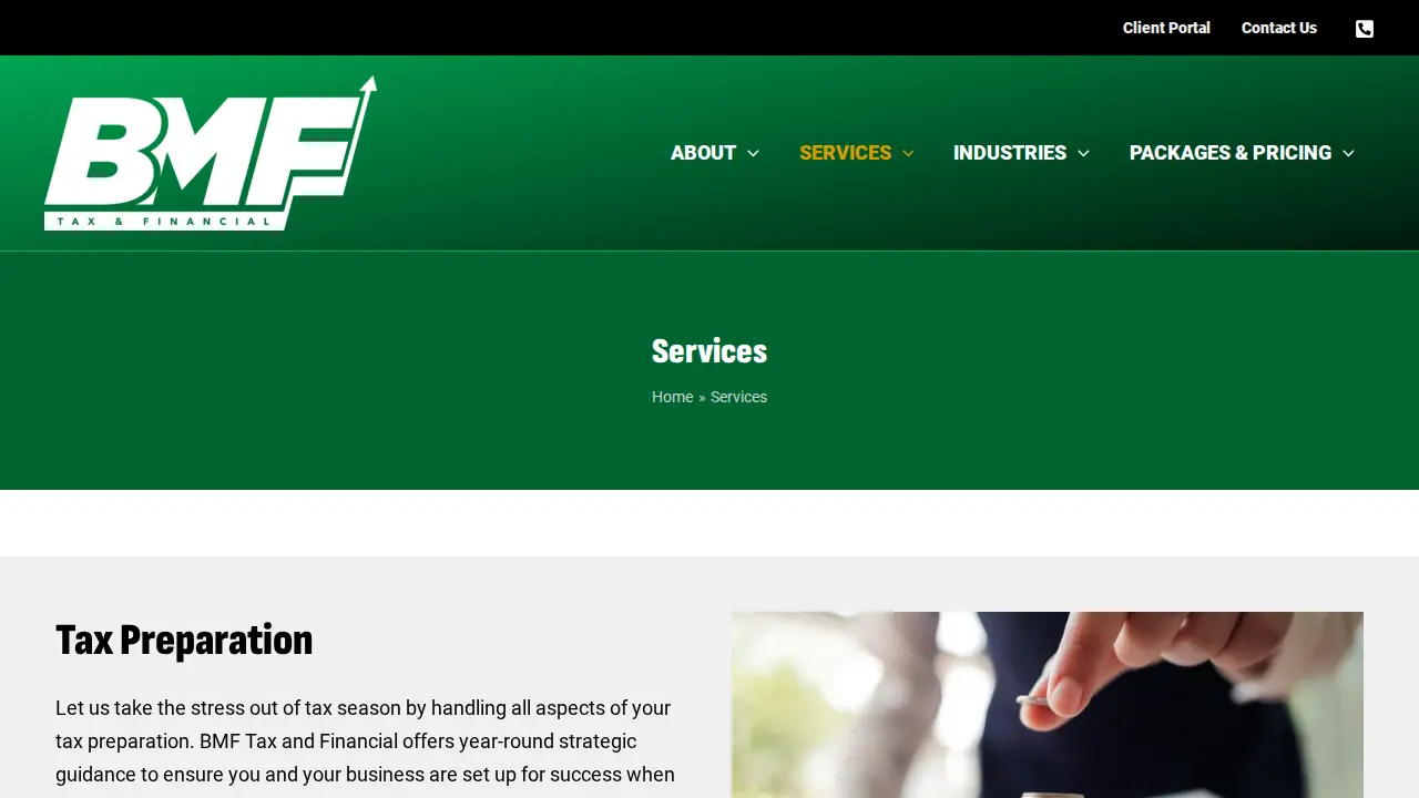 BMF Tax and Financial page