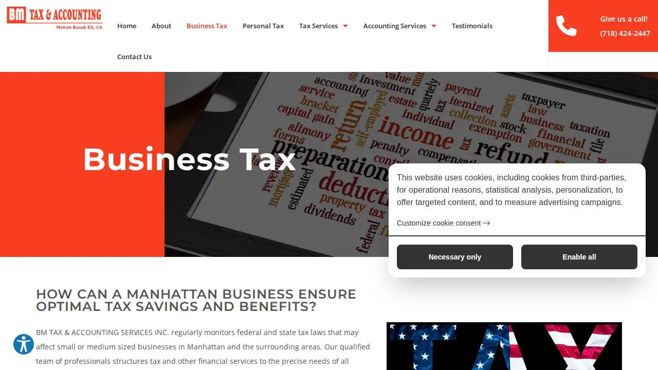 BM Tax & Accounting Services Inc. page