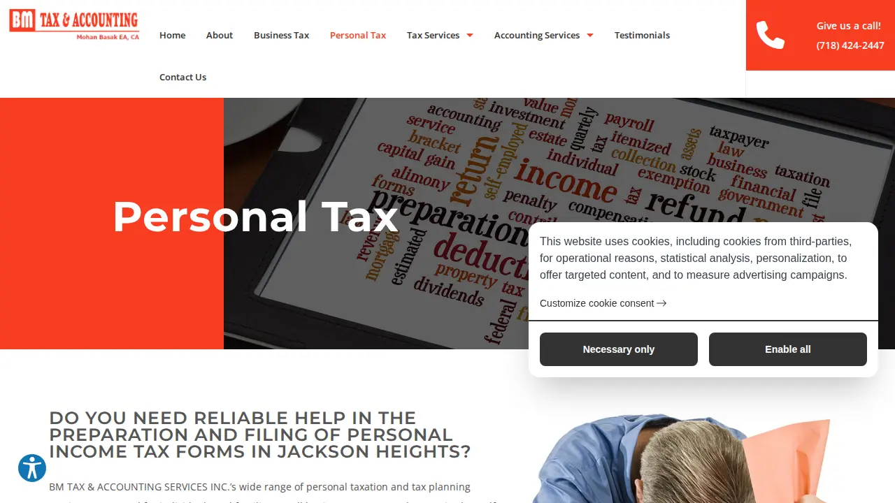 BM Tax & Accounting Services Inc. page