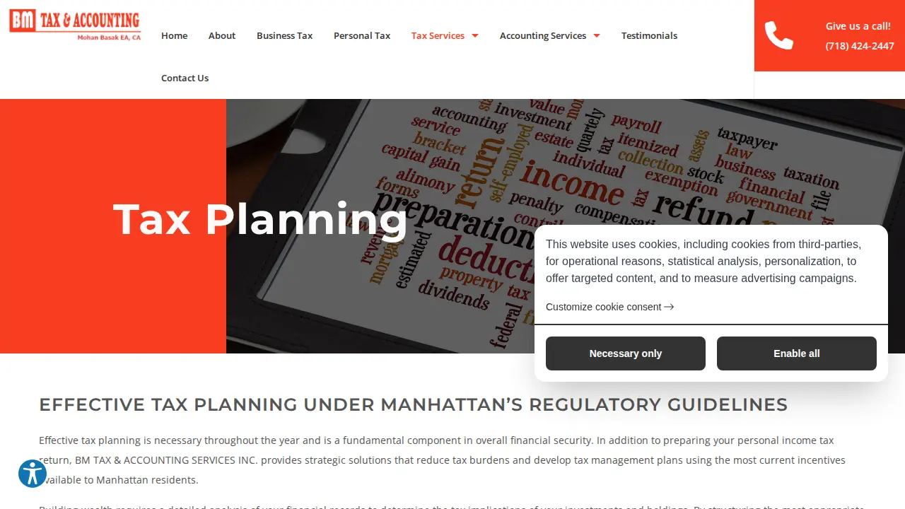 BM Tax & Accounting Services Inc. page