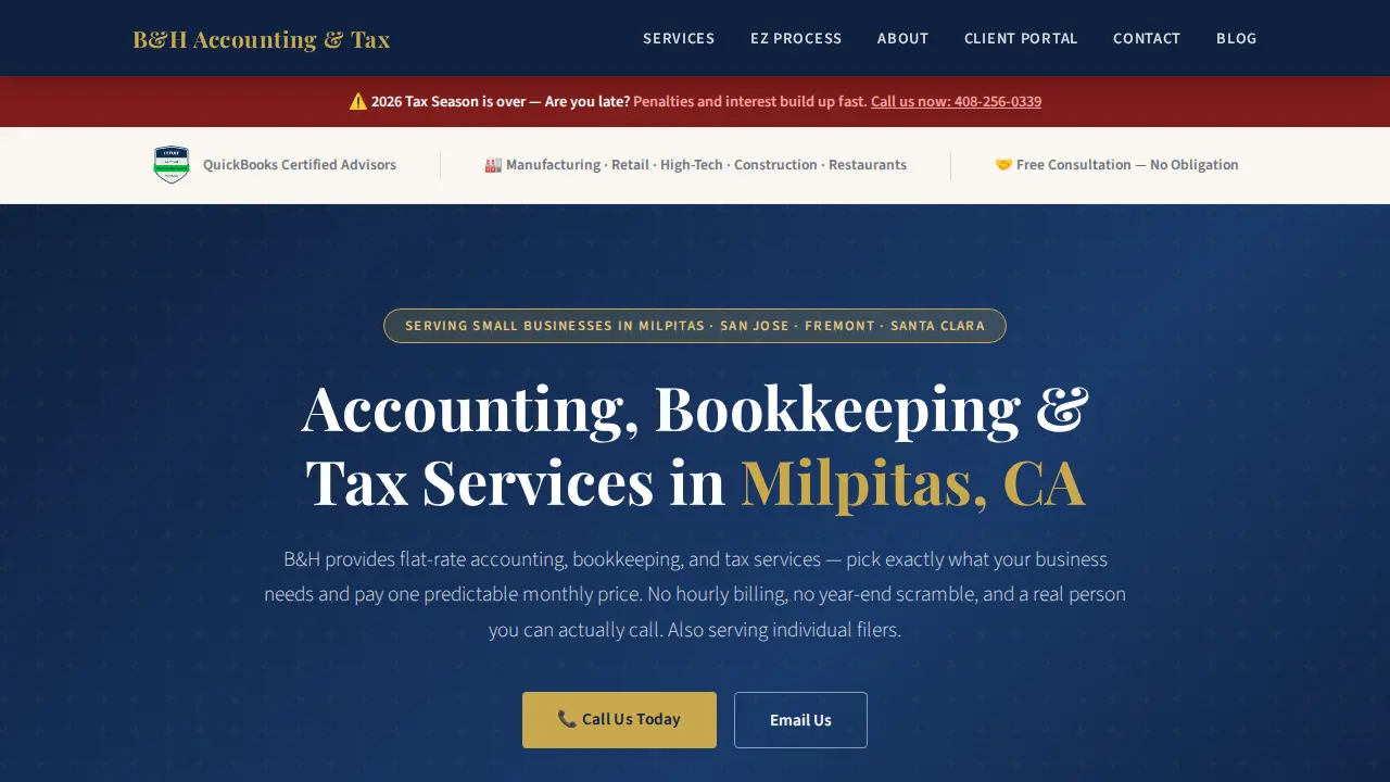 B&H Tax and Accounting services