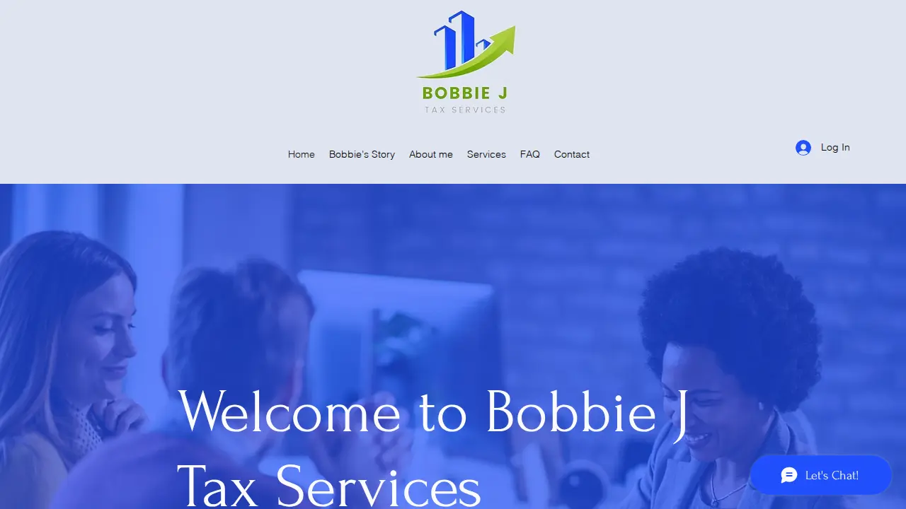 Bobbie J Tax Services website