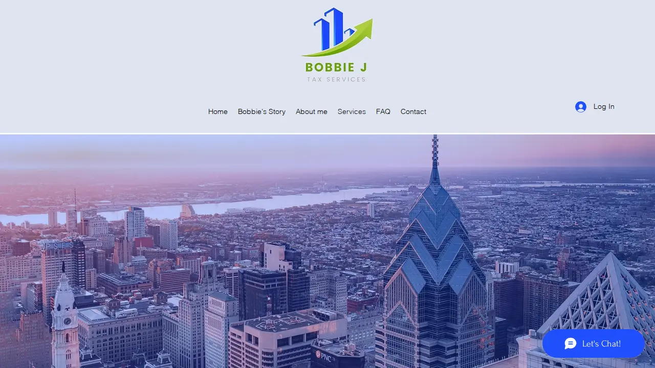 Bobbie J Tax Services page