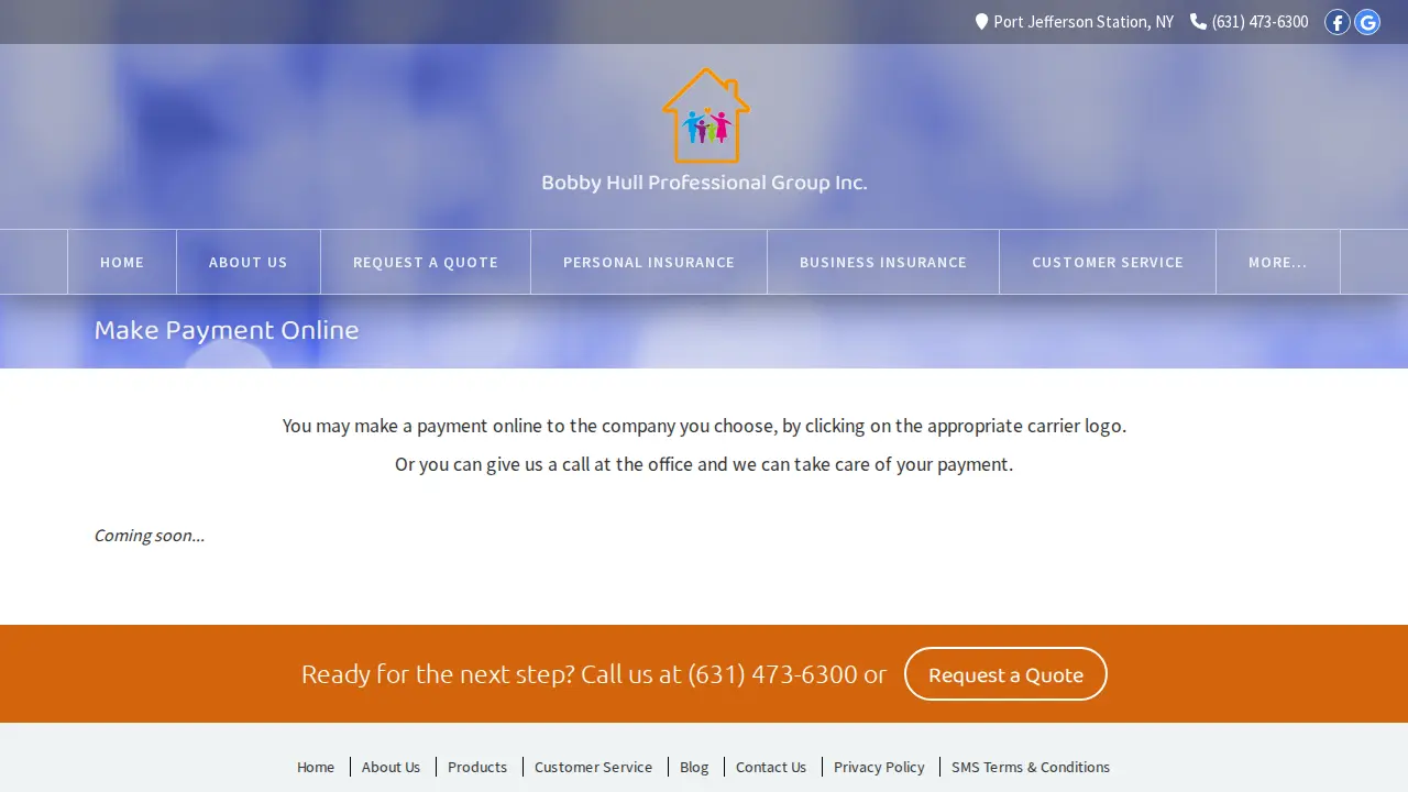 Bobby Hull Professional Group Inc. page