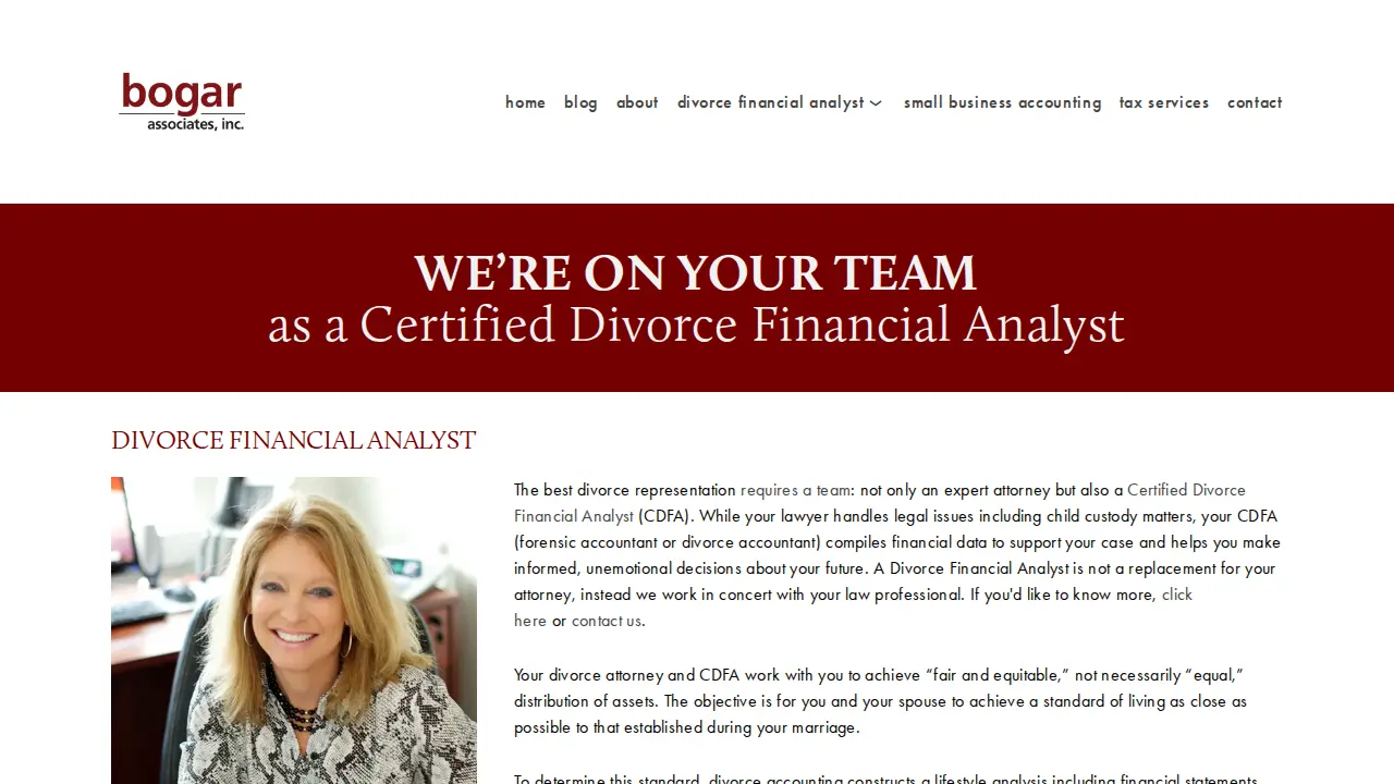 Bogar & Associates page