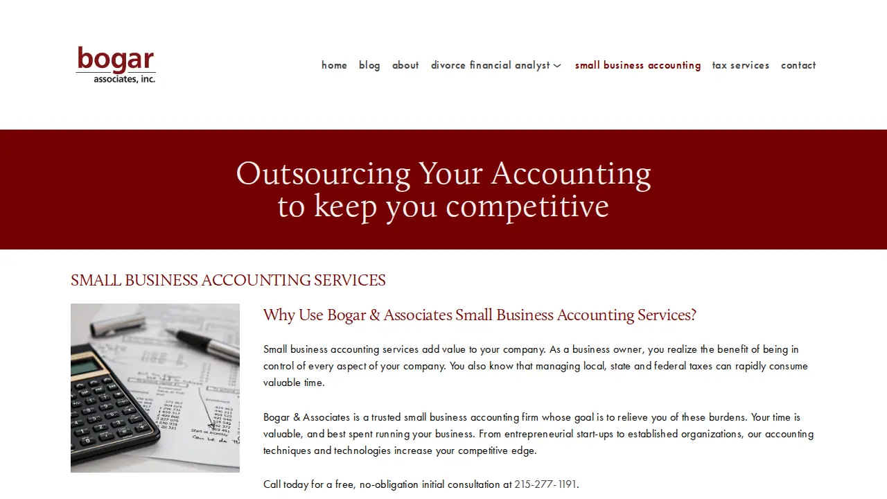 Bogar & Associates page