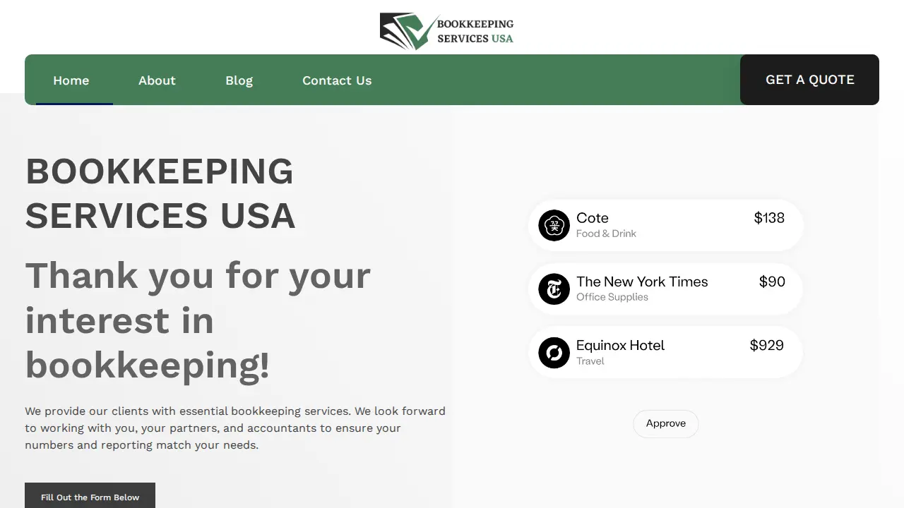 Bookkeeping Sevices USA
