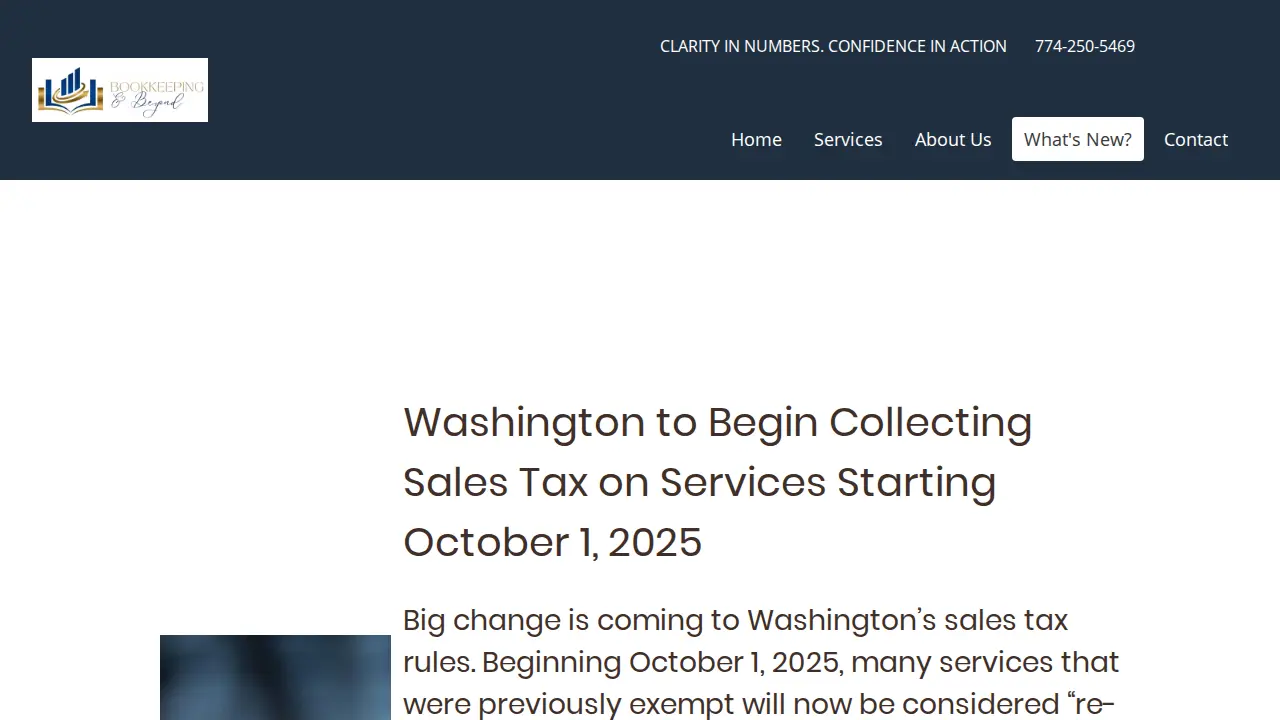 Bookkeeping & Beyond LLC page