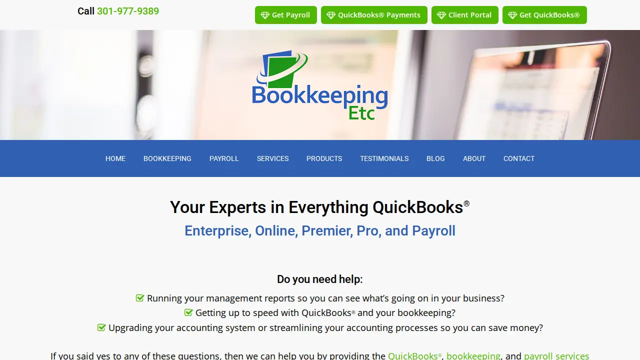 Bookkeeping Etc Inc
