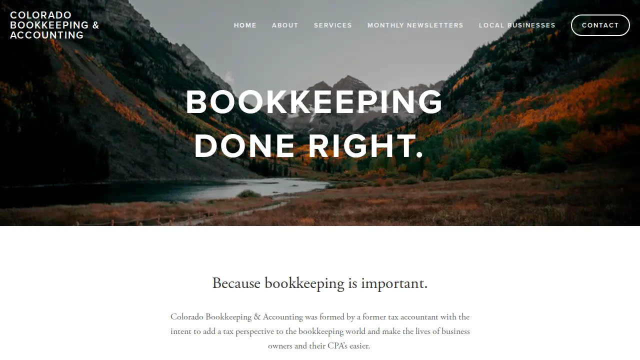 Colorado Bookkeeping & Accounting website