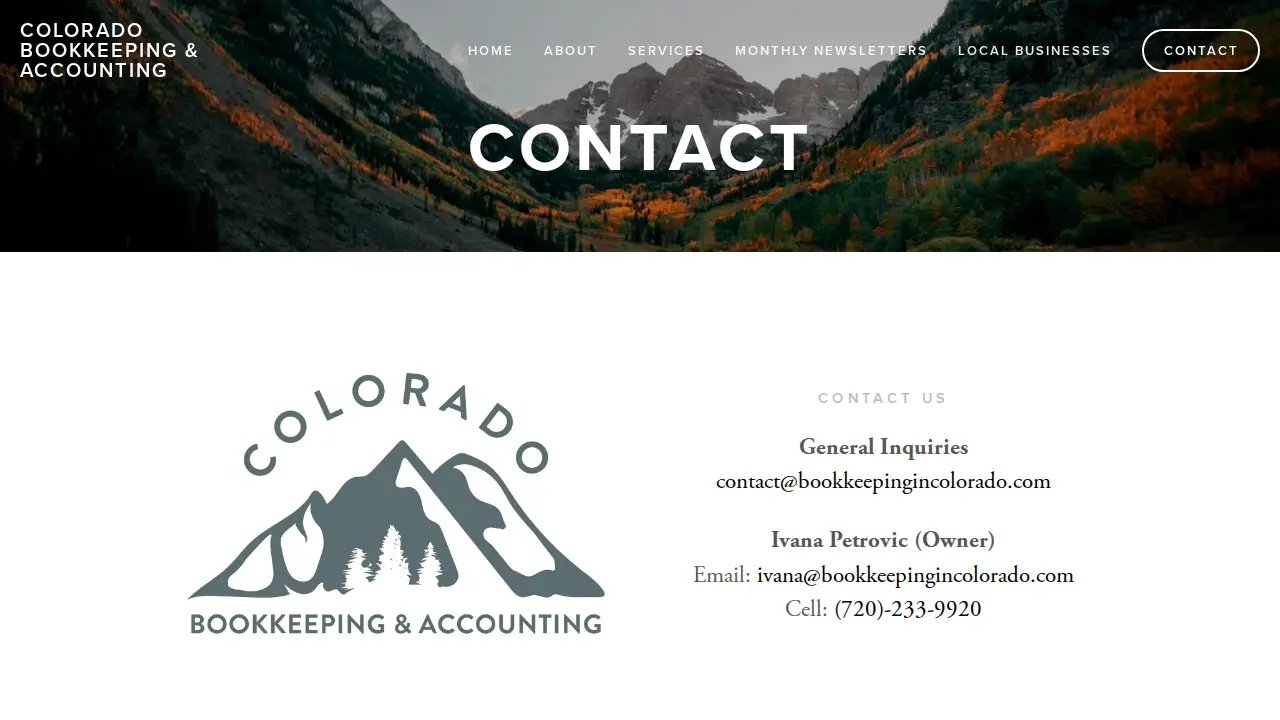 Colorado Bookkeeping & Accounting page