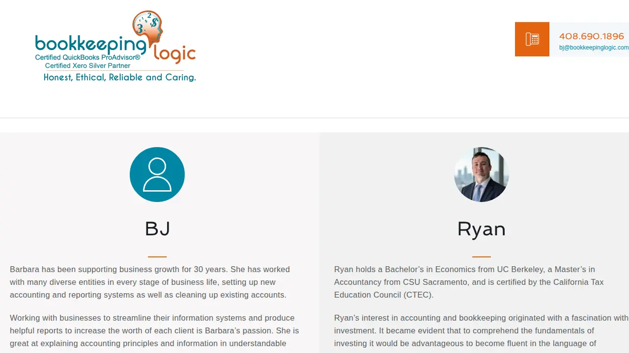 Bookkeeping Logic, Inc. page