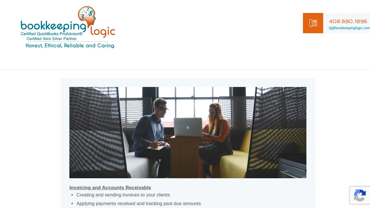 Bookkeeping Logic, Inc. page