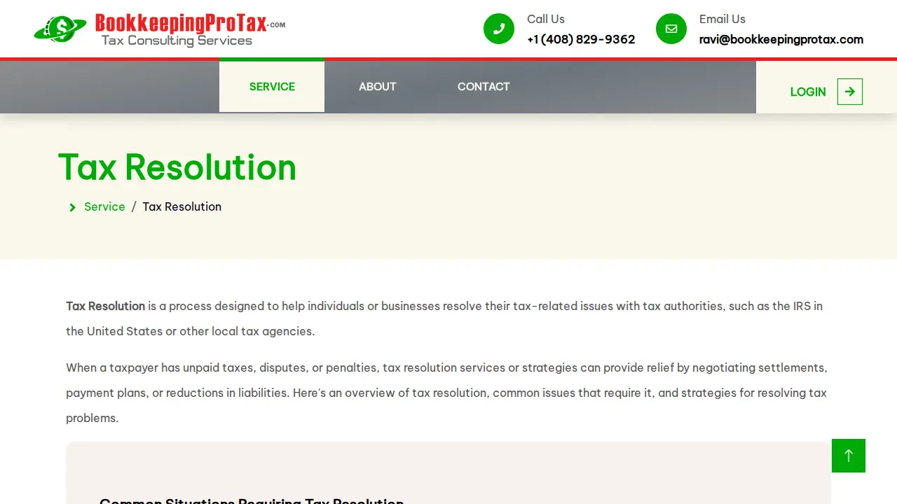 Bookkeeping Pro & Tax Services Inc page