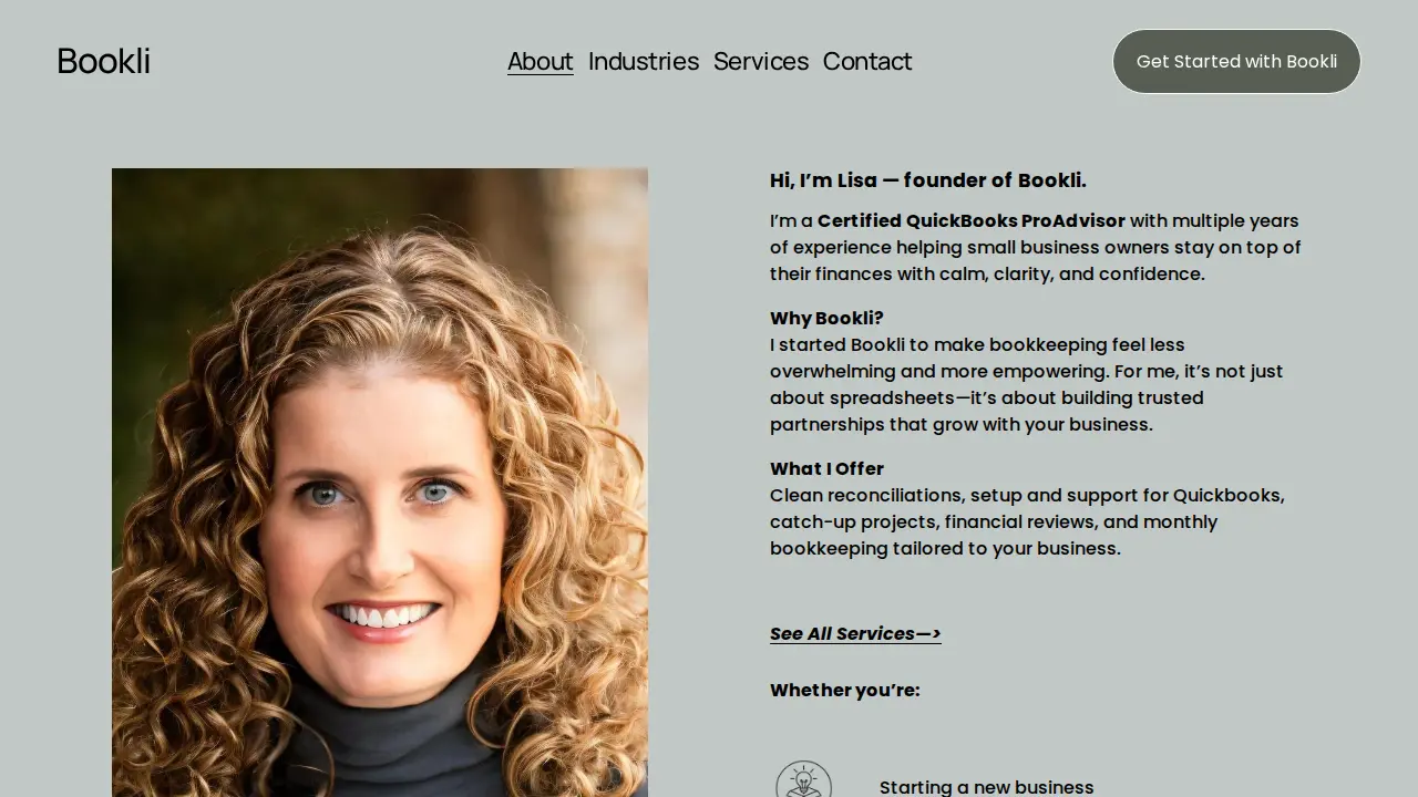 Bookli, LLC page