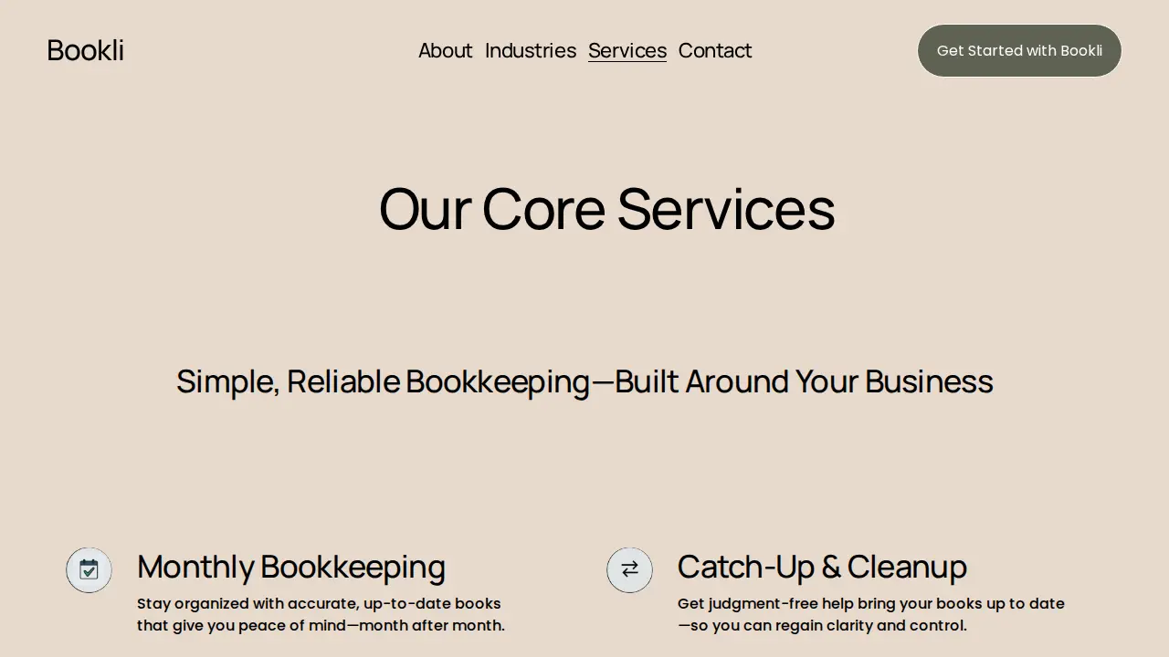 Bookli, LLC page
