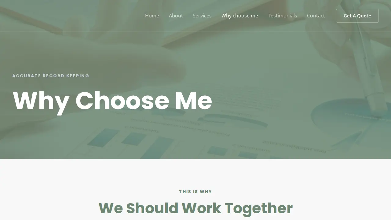 Book of Life Bookkeeping page